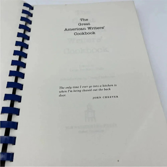 *Final Price* Great American Writers' Cookbook 1981 Dean Wells VTG GUC - Picture 4 of 8
